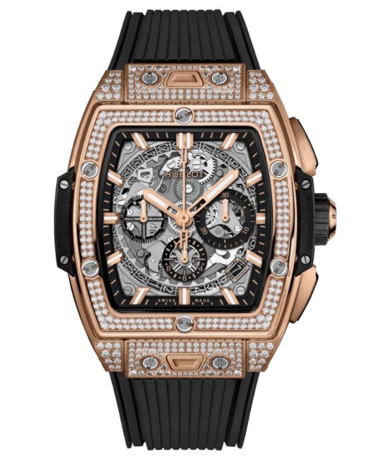 Spirit Of Big Bang King Gold Pave Diamonds 42mm