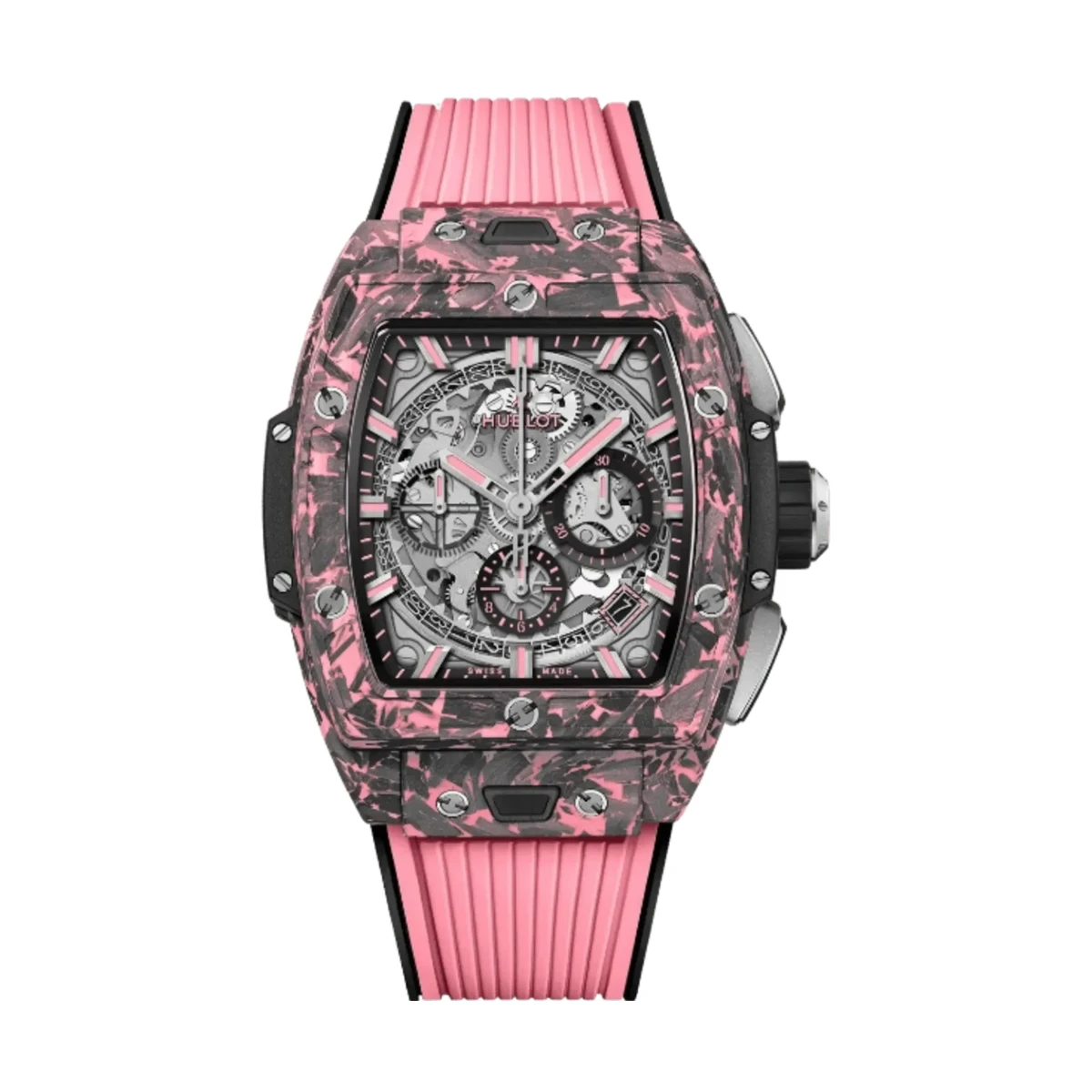 Spirit Of Big Bang Carbon Candy Pink 42mm Limited 30pcs - đồng hồ