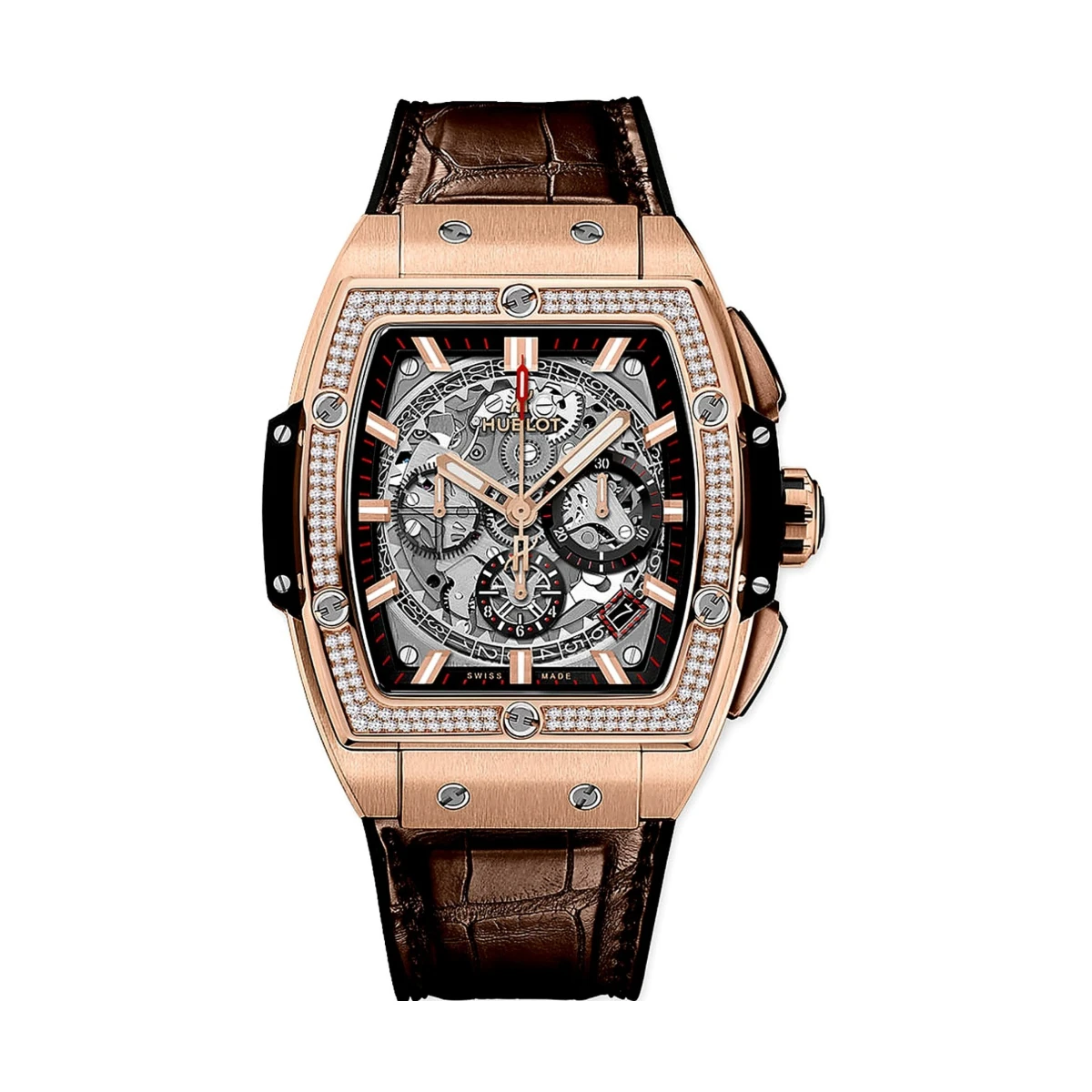 Spirit Of Big Bang King Gold Benzel Diamond  42mm - đồng hồ Hublot chính hãng