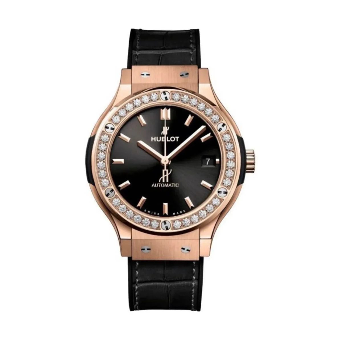 Classic Fusion King Gold Benzel Diamond 38mm - đồng hồ Hublot chính hãng