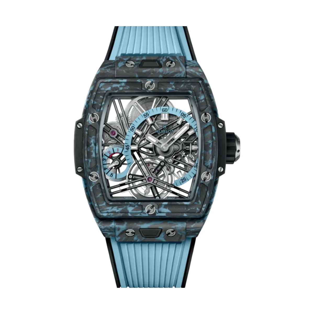 Spirit Of Big Bang Tourbillon Carbon Sky Blue 42mm Limited 50pcs - đồng hồ Hublot chính hãng