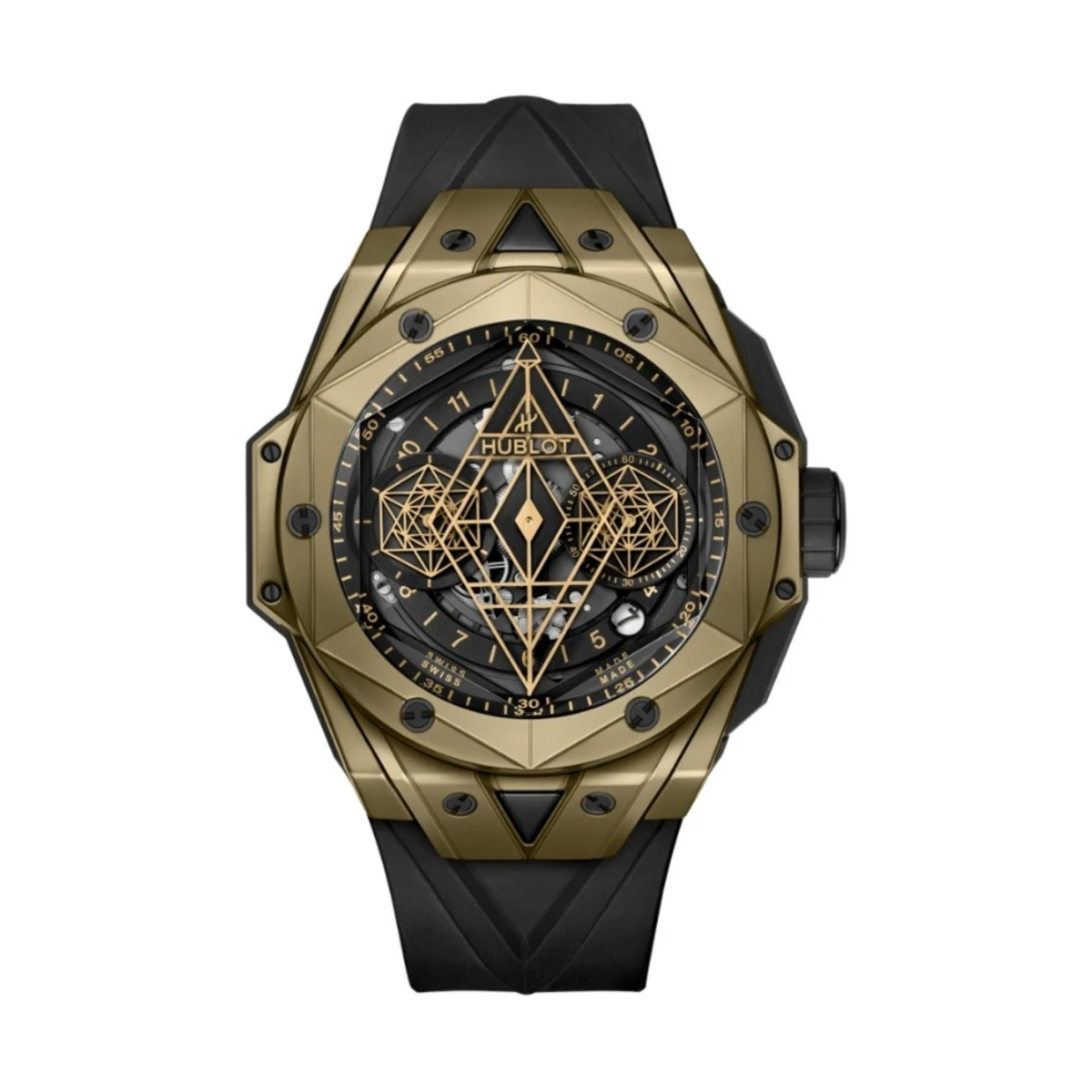 Sang Bleu ll Magic Gold 45mm Limited 100pcs - đồng hồ Hublot chính hãng