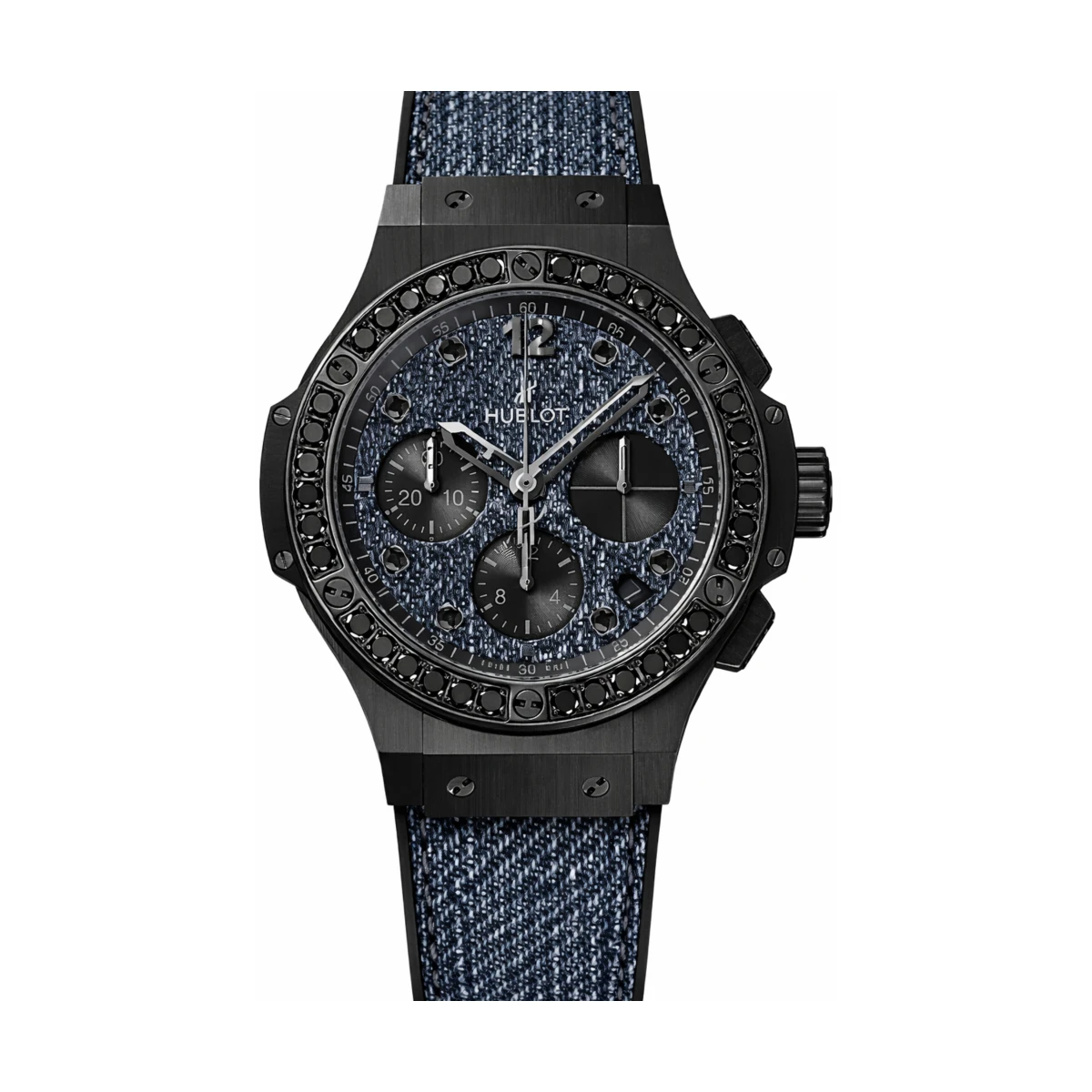 Big Bang Black Jean Ceramic Black Diamonds 41mm Limited Editon 250 pcs - đồng hồ Hublot chính hãng