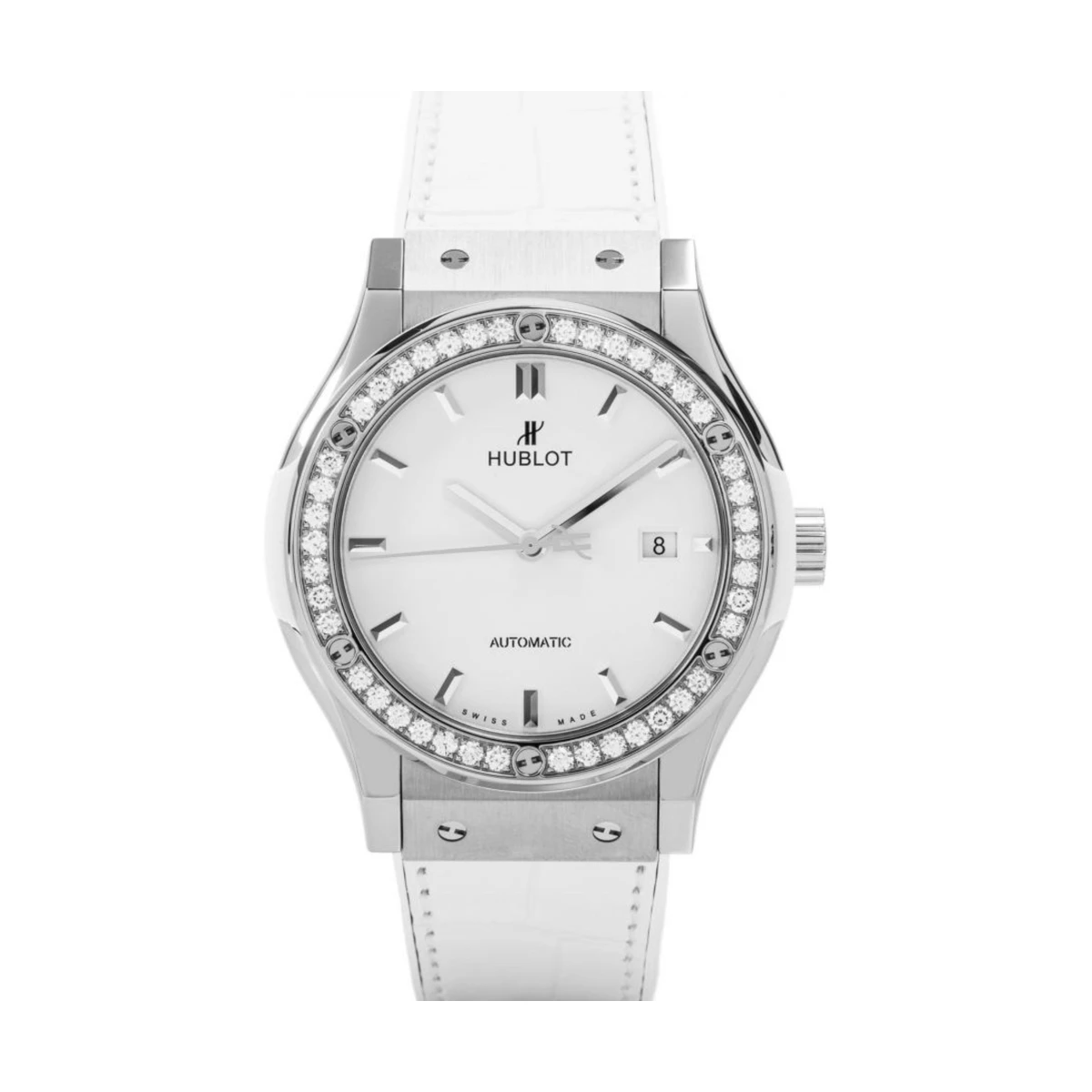 Classic Fusion Benzel Diamond White 42mm - đồng hồ Hublot chính hãng