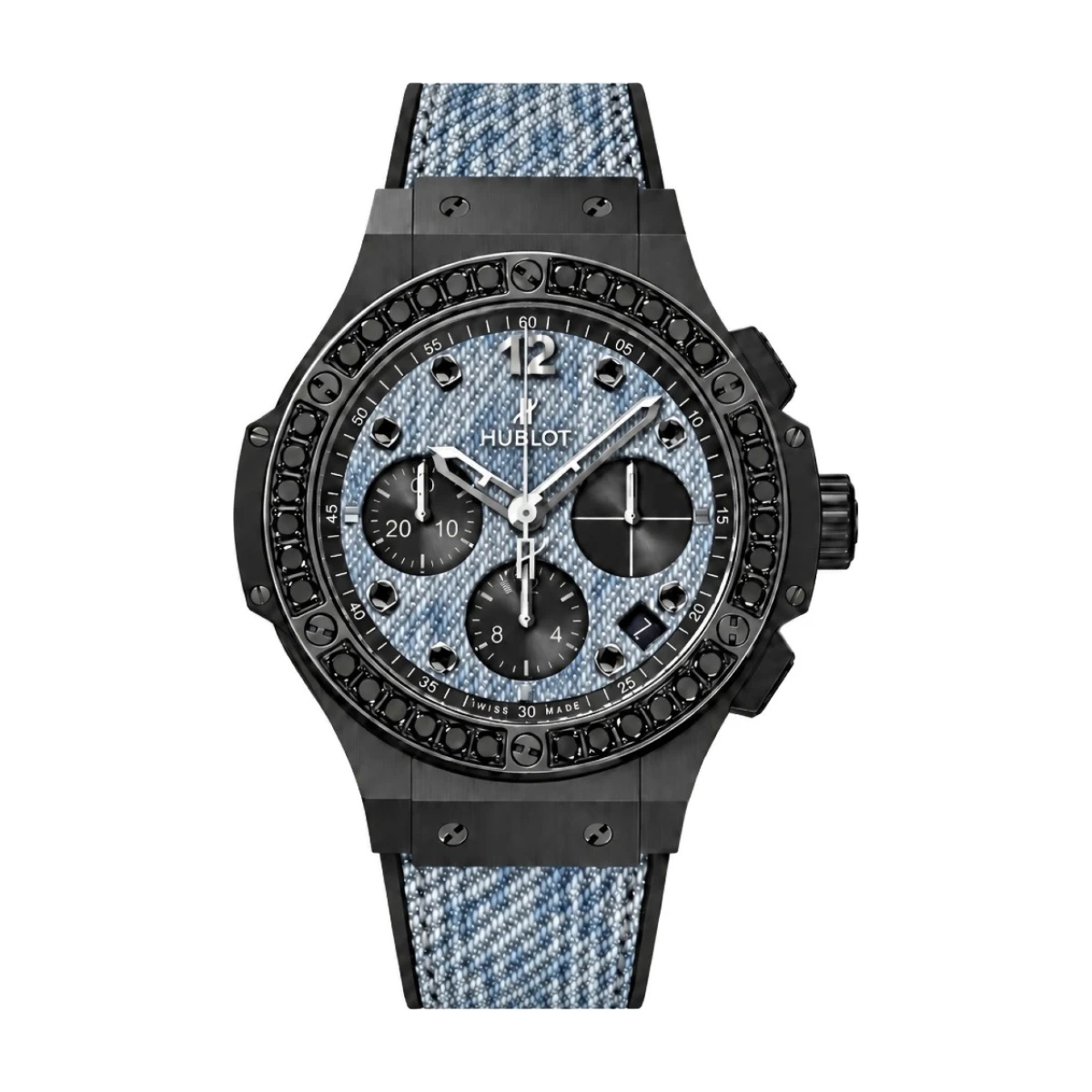 Big Bang Black Jean Ceramic Black Diamonds 41mm Limited Editon 250 pcs - đồng hồ Hublot chính hãng