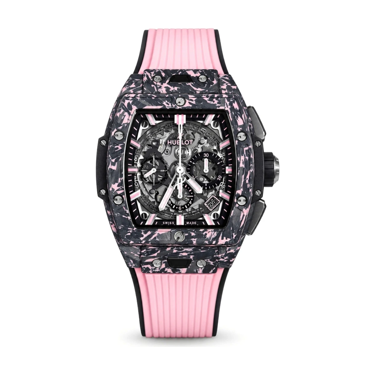 Spirit Of Big Bang Carbon Candy Pink 42mm Limited 30pcs - đồng hồ Hublot chính hãng