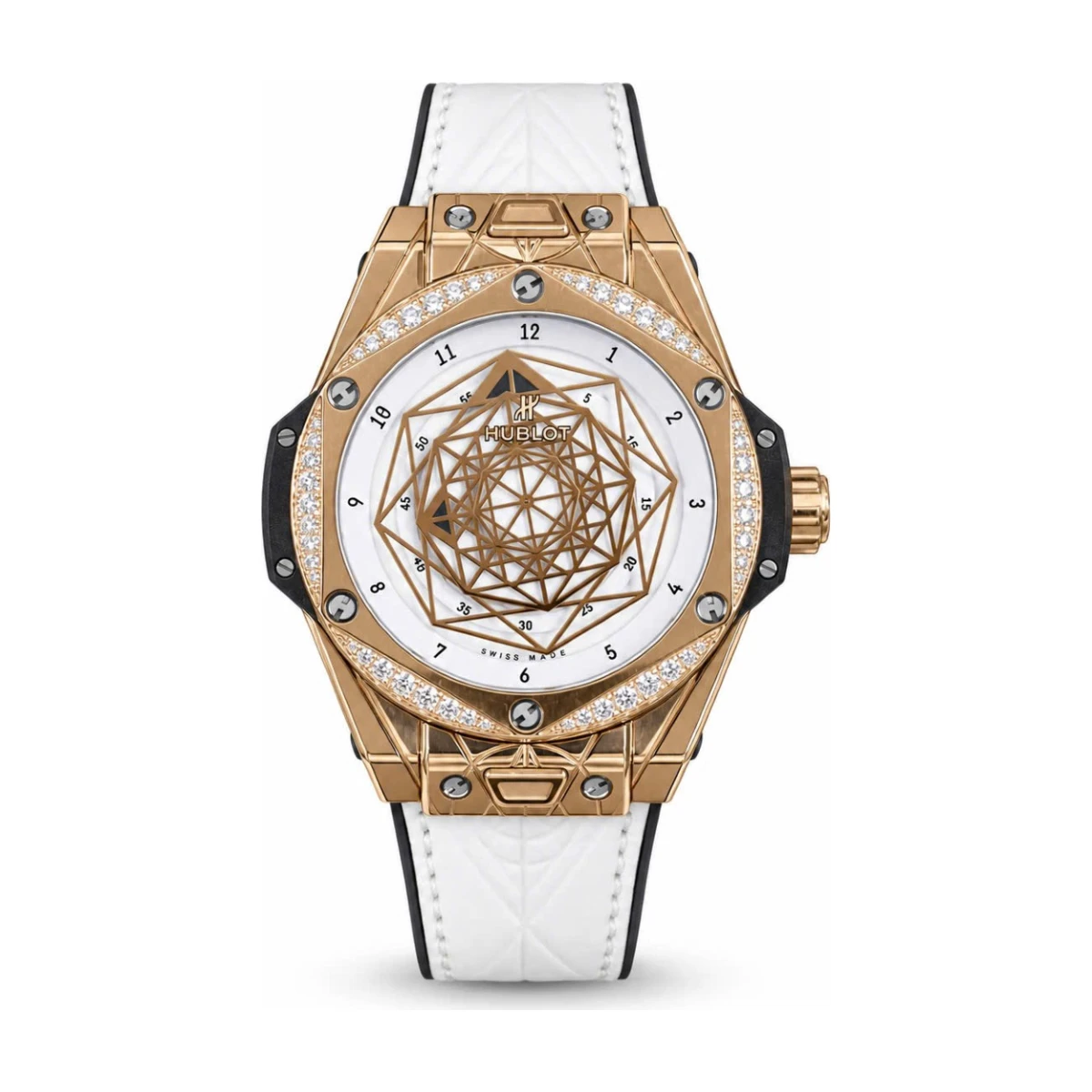 Sang Bleu Gold White 39mm Limited 100pcs - đồng hồ Hublot chính hãng
