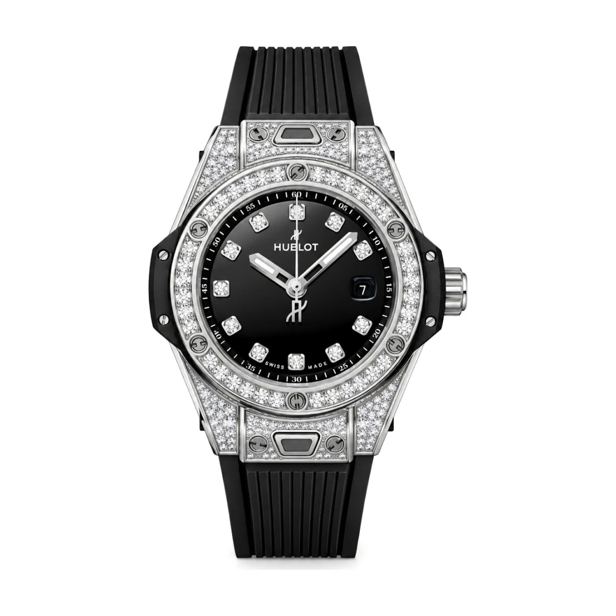 Big Bang One Click Pavé Diamonds 33mm (cọc kim) - đồng hồ Hublot chính hãng