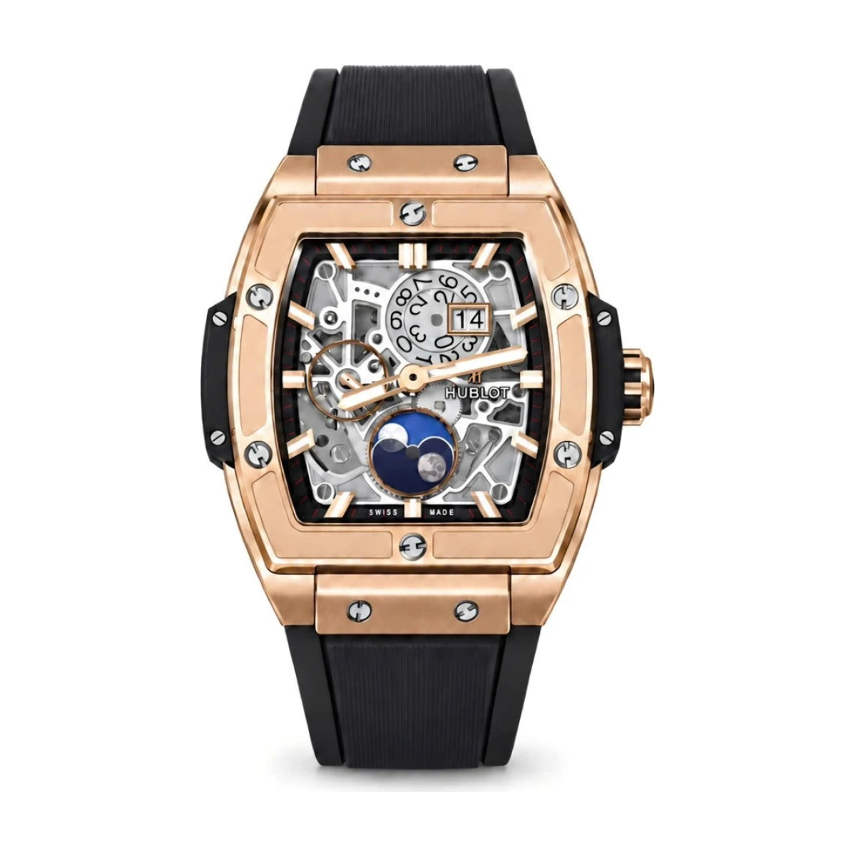 Spirit of Big Bang Moonphase Gold 42mm - đồng hồ Hublot chính hãng