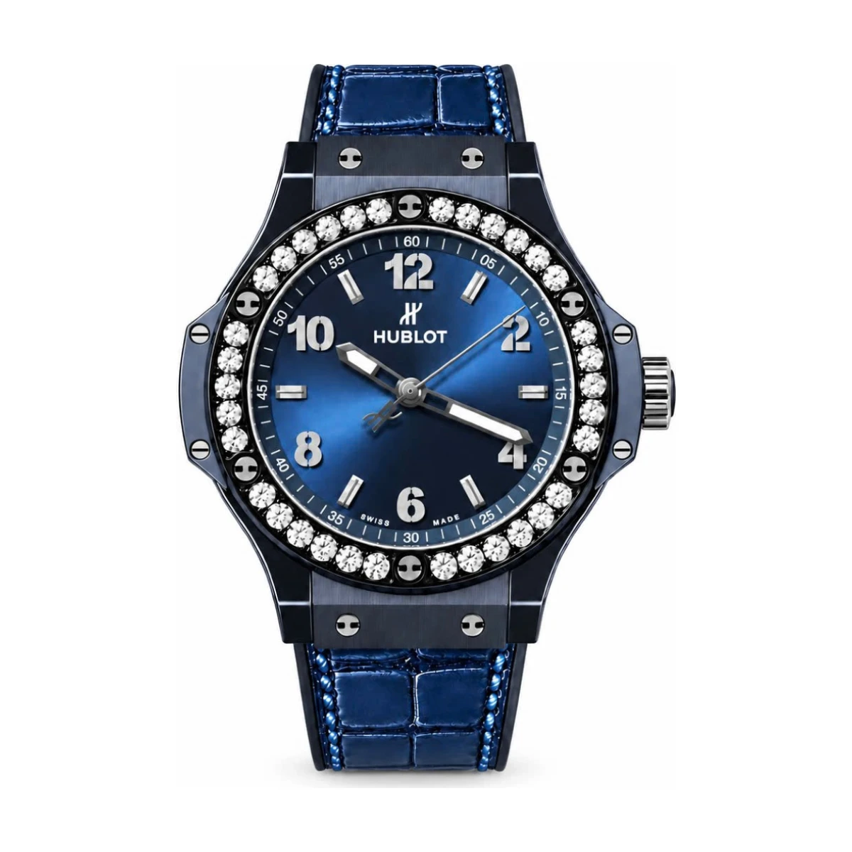 Big Bang Ceramic Blue Diamonds 38mm - đồng hồ Hublot chính hãng