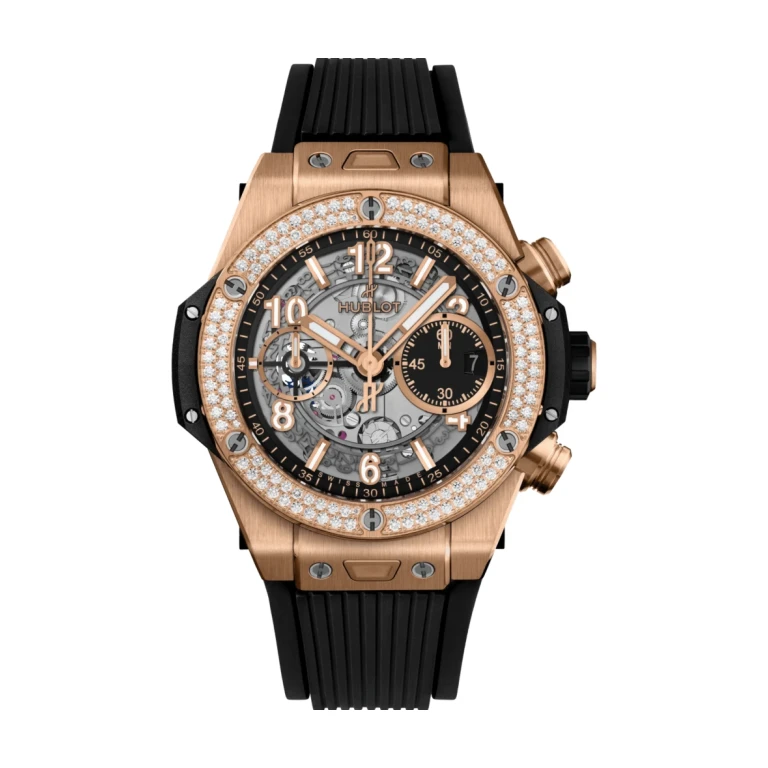 Big Bang Unico Gold Benzel Diamond 42mm - đồng hồ Hublot chính hãng