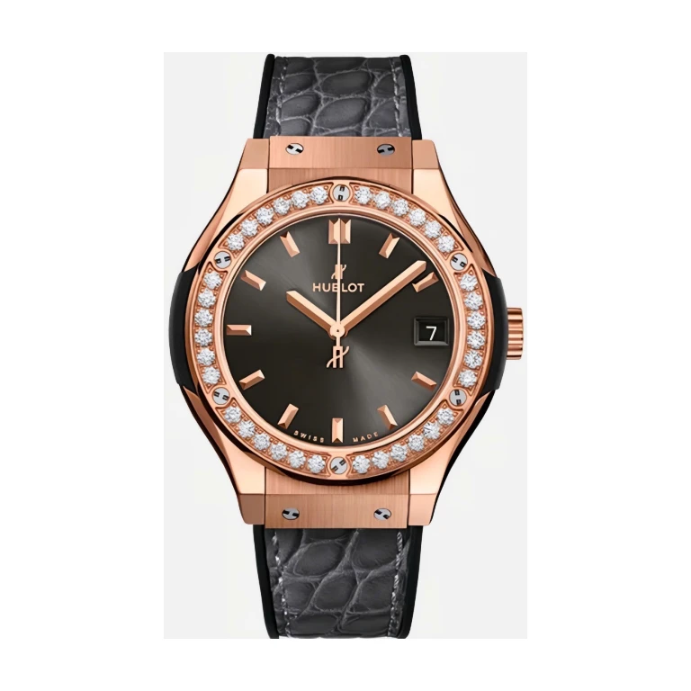 Classic King Gold Grey 33mm - đồng hồ Hublot chính hãng