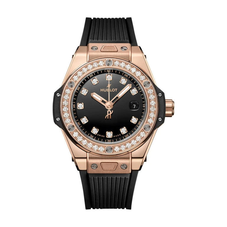 One Click King Gold Diamonds 33mm - đồng hồ Hublot chính hãng