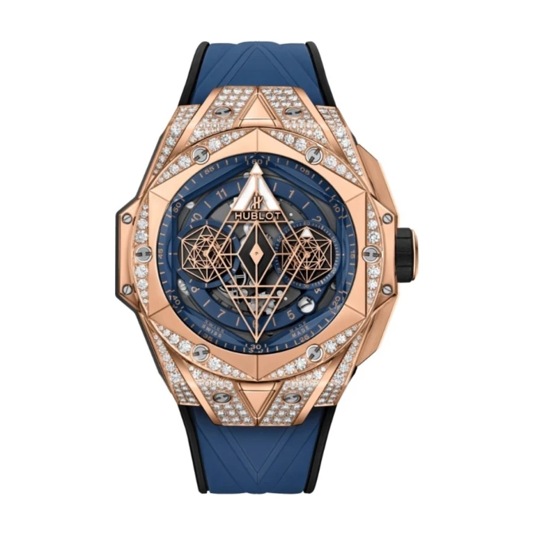 Sang Bleu 2 Gold Diamond 45mm - đồng hồ Hublot chính hãng