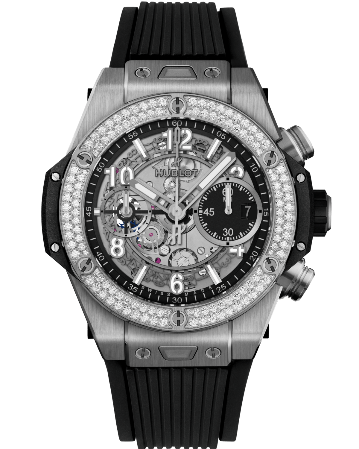 Big Bang Unico Titanium Diamonds 42mm - đồng hồ