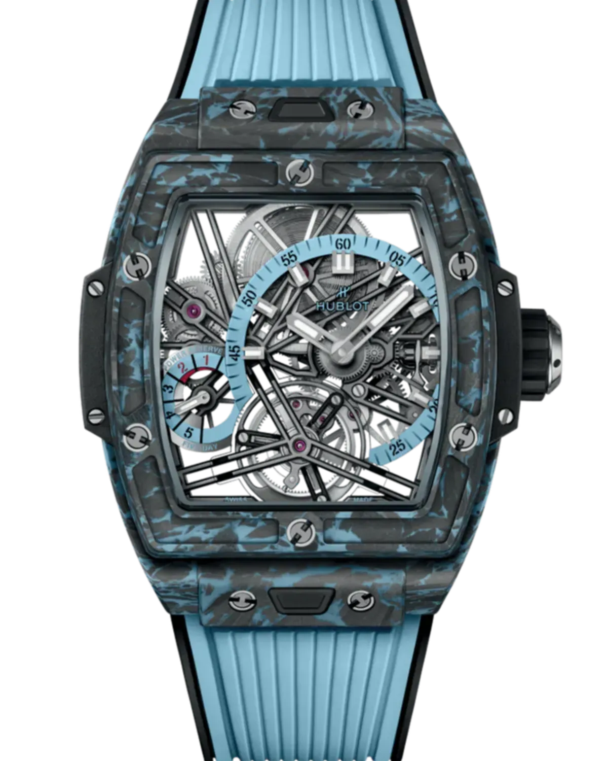 Spirit Of Big Bang Tourbillon Carbon Sky Blue 42mm Limited 50pcs - đồng hồ
